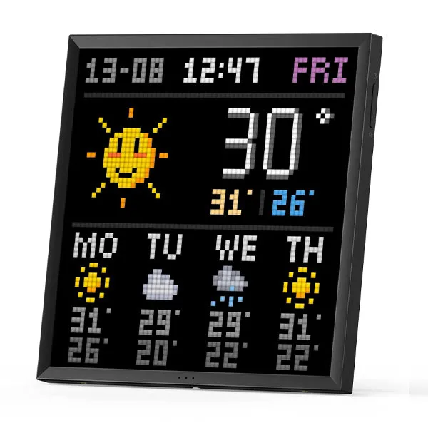 Pixel64 64x64 Pixel Art LED Display Social Media Counter
