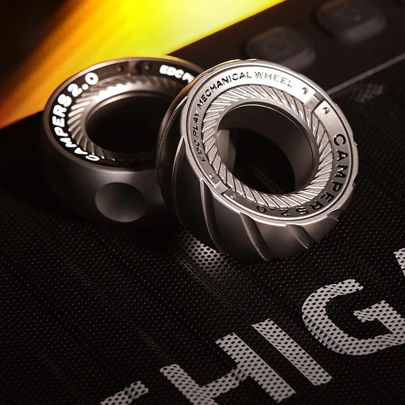 RelaxiSpin Rings Metal Fidget Toy - SuperToy
